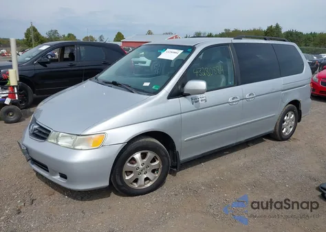 2004 Honda Odyssey Ex-L z USA, uszkodzony, nr VIN 5FNRL18004B056519